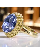 Pierścionek Vintage Aleksandryt 14k żółte złoto vrc068y